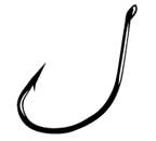 Gamakatsu Drop Shot Hook Black