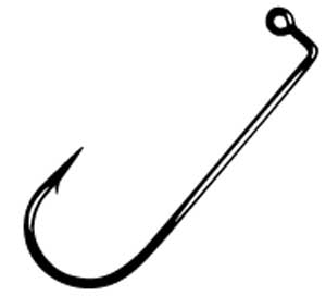 Gamakatsu Jig 90 Heavy Wire Round Bend Hook 25 pk