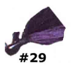 Arkie Rubber Jig 1/4 oz 6-cd Black/Purple