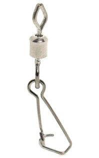 Mustad Rolling Swivel Diamond Eye & Snap Black