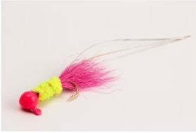 Slater Electric Chicken Jig 1-16 Pink-Chart-Pink #4 Hook 2pk