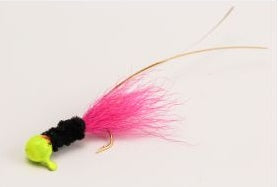 Slater Electric Chicken Jig 1-16 Chart-Black-Pink #4 Hook 3pk