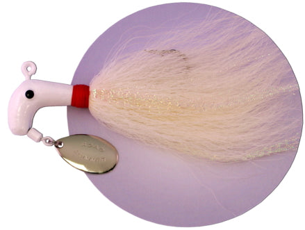 Blakemore Road Runner Bucktail 1oz 6/0 White/Red/White