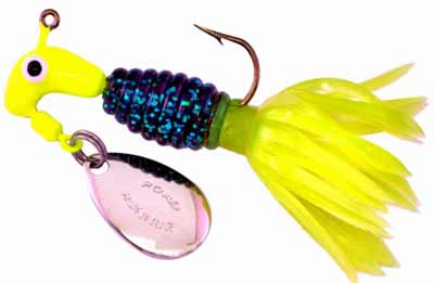 Blakemore Crappie Thunder 1/16 2ct June Bug/Chartreuse