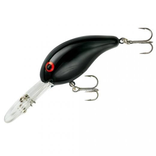 Bandit Lure 8-12' 2" 3-8oz Solid Black Red Eye