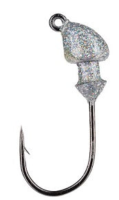 Strike King Baby Squadron Swimbait Head 3-16oz 3ct Silver Bling