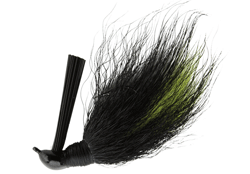 Booyah Bucktail Jig 1-8 Black-Chartreuse