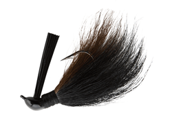 Booyah Bucktail Jig 1-8 Black-Brown