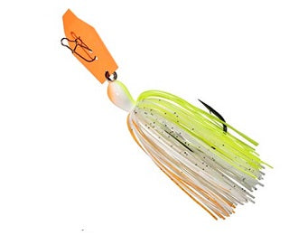 Z-Man Big Blade Chatterbait 1/2 oz. Chartreuse-White-Orange