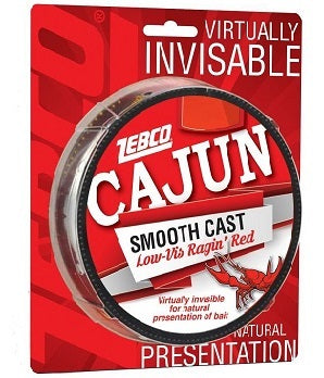 Cajun Line Smooth Cast Low-Vis Red 330yd 4lb