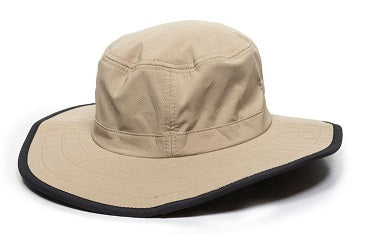 Outdoor Cap Boonie Hat Polyester - Khaki-Black