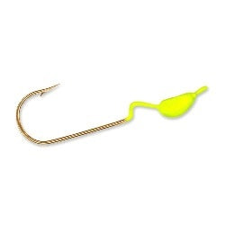 Slider Crappie Heads 18ct 1-4oz Chartreuse