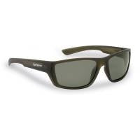 Flying Fisherman Tailer 7729 Sunglasses Matte Moss Frame Smoke Lens