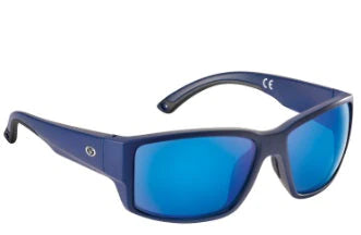 Flying Fisherman Baleen 7867 Matte Black Frame Smoke-Blue Mirror Lens