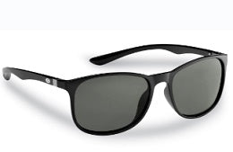 Flying Fisherman UNA 7866 Sunglasses Black Frame Smoke Lens