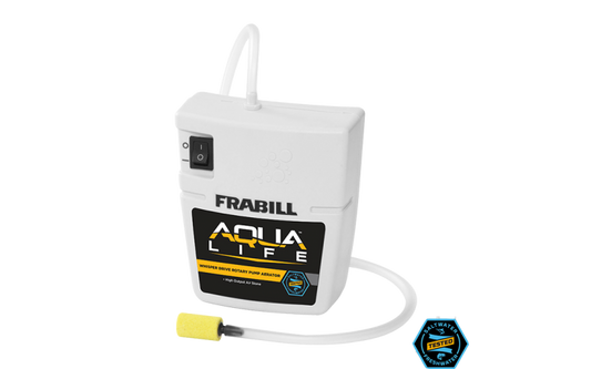 Frabill Aerator Whisper Quite Portable 15gal 2-D Battery