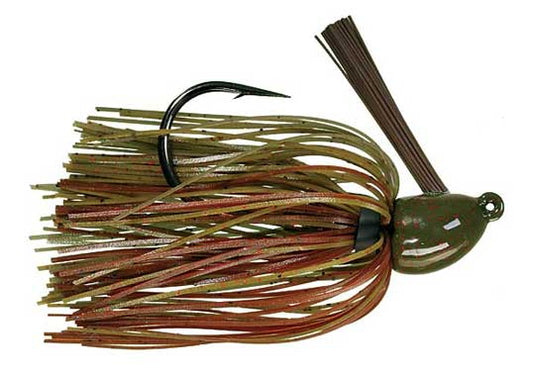 Strike King Hack Attack Jig 3-4oz Green Pumpkin Craw