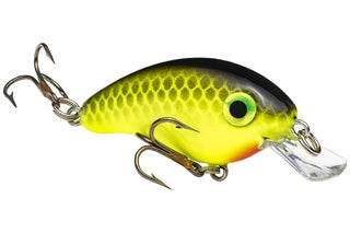 Strike King Bitsy Pond Minnow 3-32oz Black Back Chartreuse