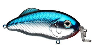 Strike King Hybrid Hunter Jr - 1-2 3" Chrome Blue Back