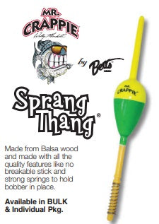 Betts Mr. Crappie Sprang Thang Spring Stick 2ct Zip Bag