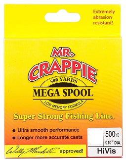 Lew's Mr. Crappie Mono Line Hi-Vis Yellow