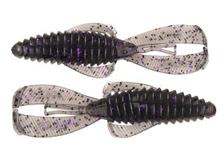 Strike King Rage Bug 4” 7pk Smoke Purple Black Flake