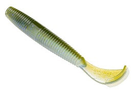 Strike King Rage Ned Cut-R Worm 3” 9pk Moon Juice