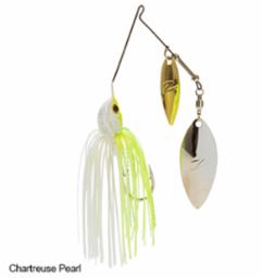 Z-Man SlingBladeZ Power Finesse Double Willow Spinnerbait 3/8 oz. Chartreuse Pearl