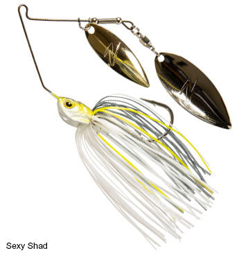 Z-Man SlingBladeZ Power Finesse Double Willow Spinnerbait 3/8 oz. Sexy Shad