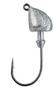 Strike King Squadron Swimbait Jig Head 1-2oz 3ct Silver Bling