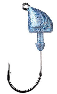 Strike King Squadron Swimbait Jig Head 1-4oz 3ct Blue Glimmer