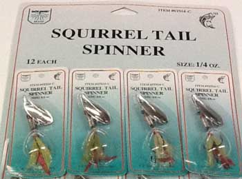 FJ Neil Squirrel Tail Spinners