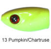 Strikezone Peek-A-Boo Weight 1-8 Pumpkin-Chart