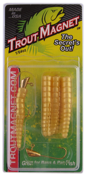 Leland Trout Magnet 1-64oz 9ct Mealworm Gold