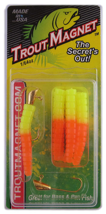 Leland Trout Magnet 1-64oz 9ct Orange-Chartreuse