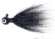 Wahoo Natural Bucktail 1-4oz 2ct Black