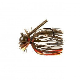 War Eagle Heavy Finesse Jig 3/8 Green Pumpkin Orange