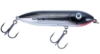 Heddon Super Spook BOYO 3/8 3" Black Shiner