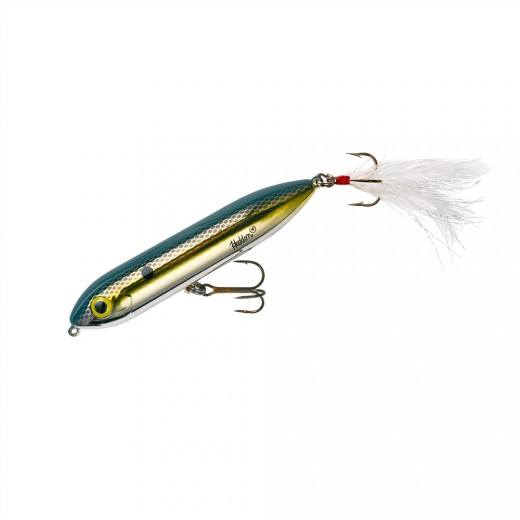 Heddon Super Spook Jr Feathered 3.5" 1/2oz Foxy Momma