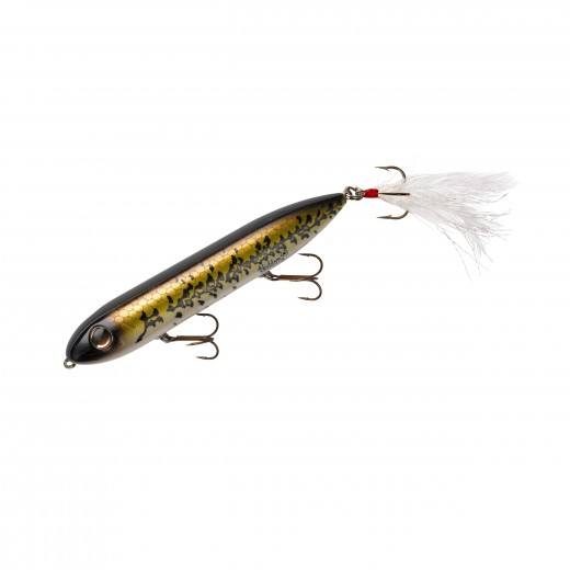 Heddon Super Spook Feathered 5" 7/8oz Baby Bass