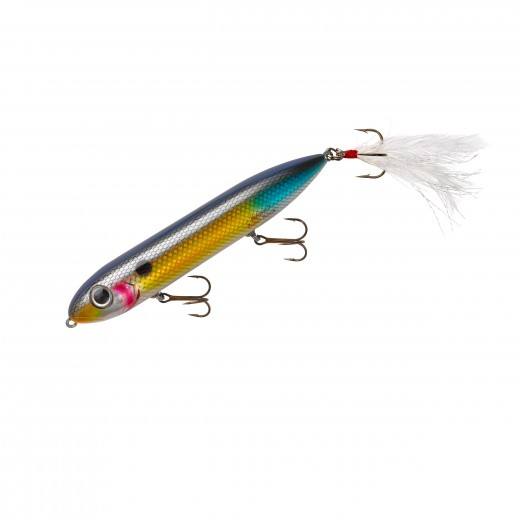 Heddon Super Spook Feathered 5" 7/8oz Wounded Shad