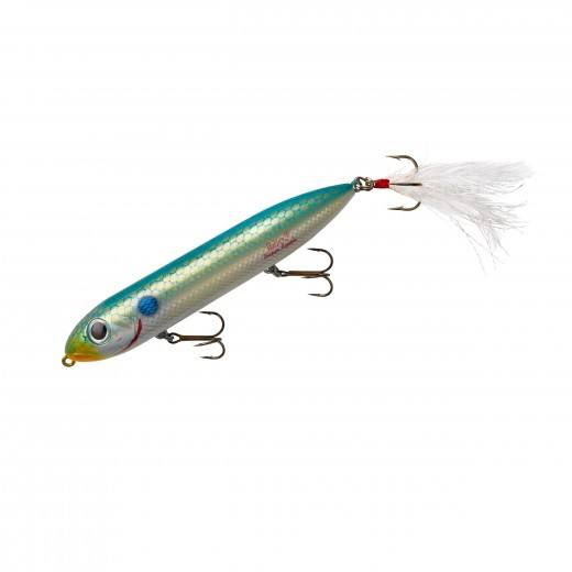 Heddon Super Spook Feathered 5" 7/8oz Lake Fork Shad