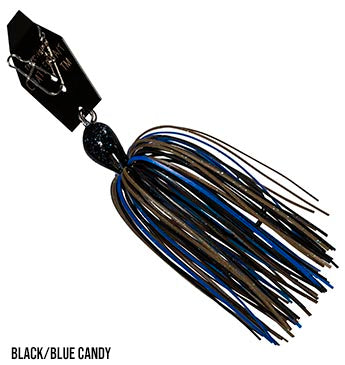 Z-Man Big Blade Chatterbait 3/4 oz. Black-Blue Candy