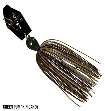 Z-Man Big Blade Chatterbait 3/4 oz. Green Pumpkin Candy